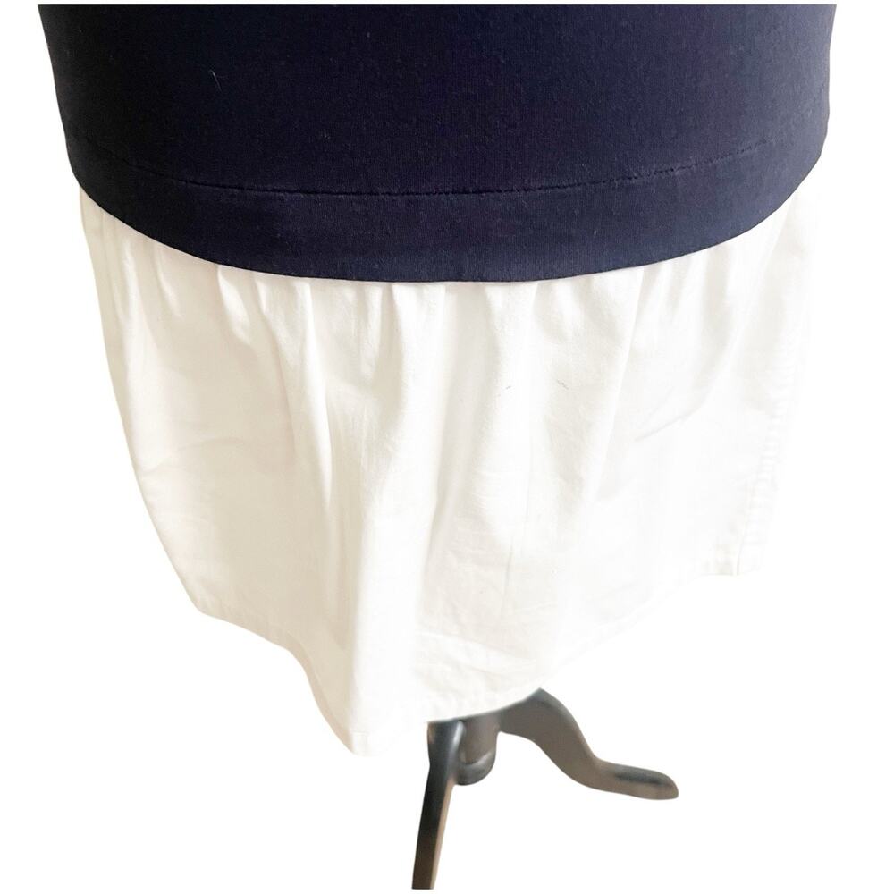 Theory Colorblock Drop Waist Dress Size Navy White Size Small Nautical - Picture 7 of 13
